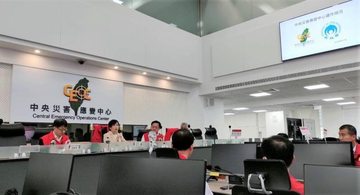 劉世芳部長 指示運用最新科技 提升防災救災能量