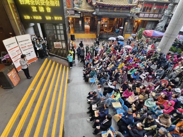 臺灣全民安全指引宣講會 基隆慶安宮首場開講 內政部：結合在地宮廟 強化社會韌性