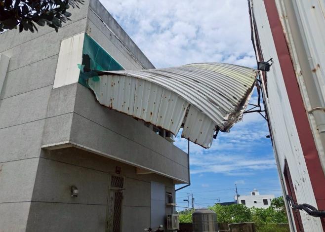 臺南佳里居民房屋受災情形