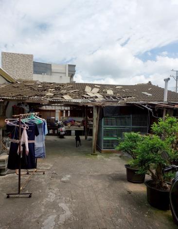 臺南佳里居民房屋受災情形