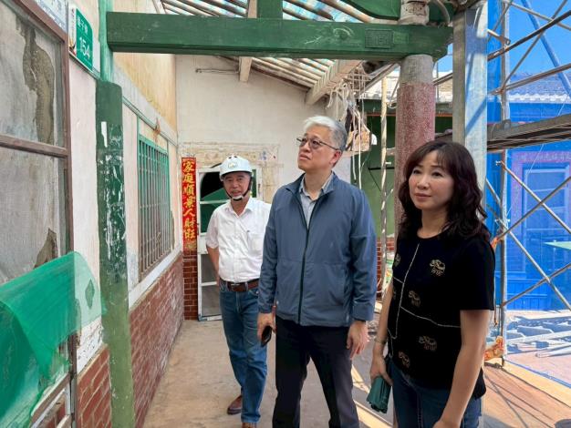 1140829內政部吳堂安次長視察佳里區修繕2