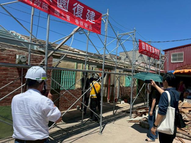 1140829內政部吳堂安次長視察佳里區修繕5