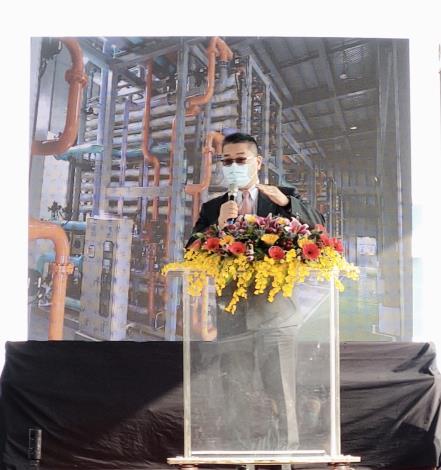 內政部長徐國勇出席「臨海污水處理廠及再生水廠」啟用典禮致詞