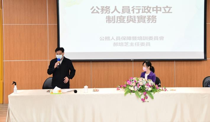 警大校長陳檡文致詞