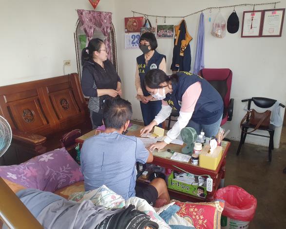 圖移民署屏東縣服務站協助阿輝申請急難救助及醫療補助，幫助新住民家庭渡過難關。