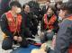 圖二：內政部長林右昌視察替代備役役男接受EMT-1繼續教育演練情形 圖內政部提供