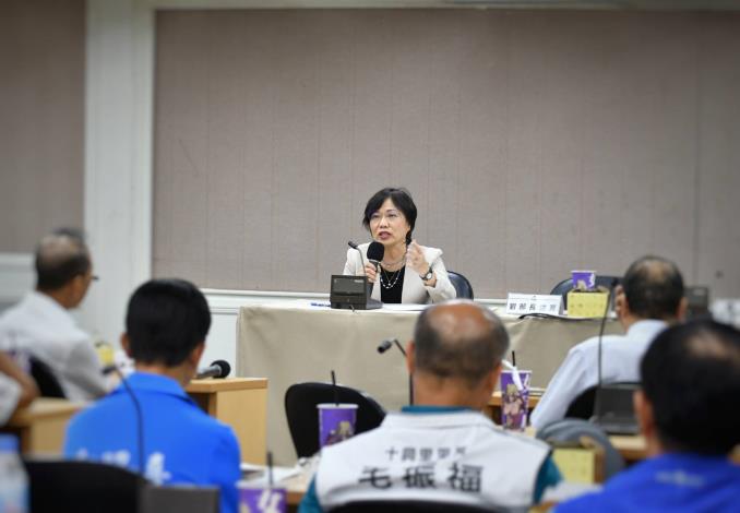 劉世芳部長接見全國村(里)長聯誼總會活動照2
