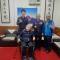 署長張榮興與桃園市政府警察局警務員兼所長黃榮禾、祖母及父親合影