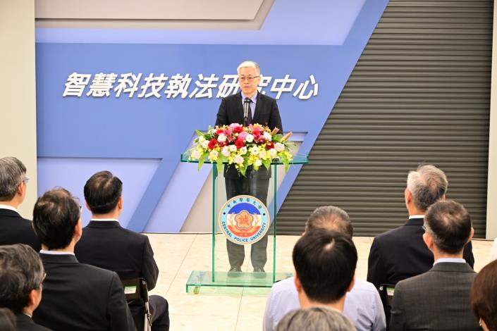 內政部常務次長吳堂安進行致詞