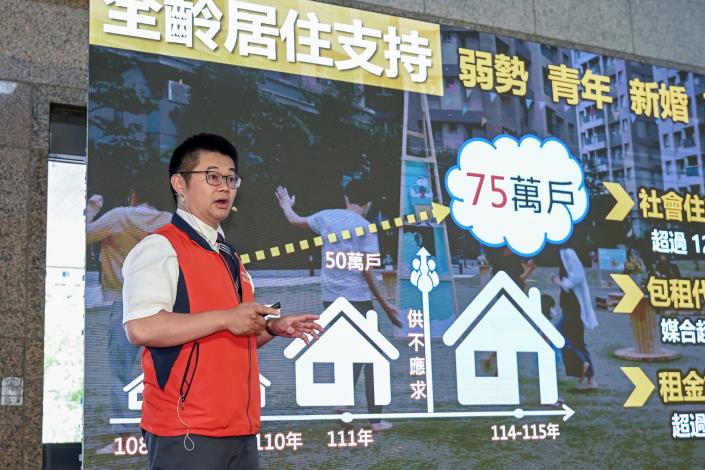 國土管理署都市更新建設組黃冠華科長進行報告