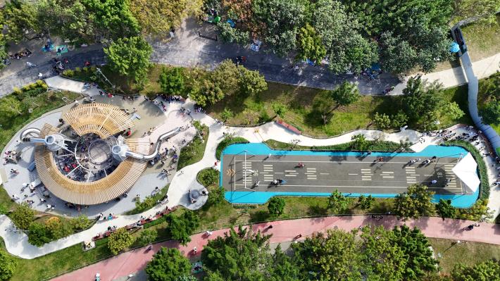 02 中央公園「飛行美樂地特色遊戲場」空拍