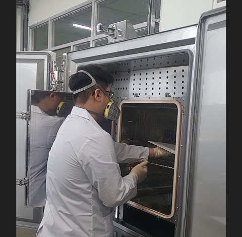 圖2 建材逸散試驗