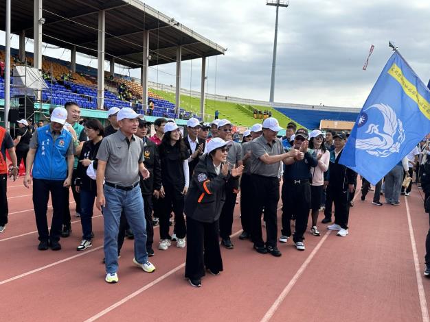 劉世芳部長勉勵參賽選手