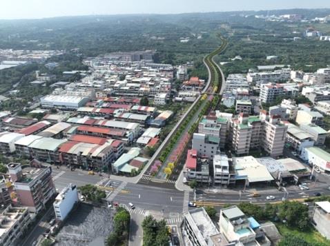 04 南投市福崗路西延道路新建工程完工模擬圖