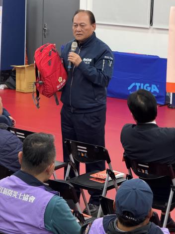 《臺灣全民安全指引》宣講會連江縣開講-行政院政務委員季連成宣講