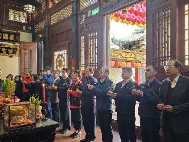 《臺灣全民安全指引》宣講會連江縣開講-參拜