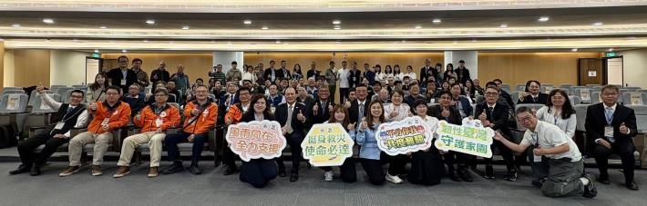「馬太鞍堰塞湖溢流災後清淤復原」感恩茶會_合影