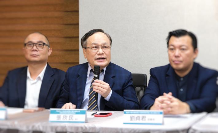 部務會報會後記者會-不動產仲介經紀商業同業公會全國聯合會智庫政策暨新聞媒體委員會張欣民會長