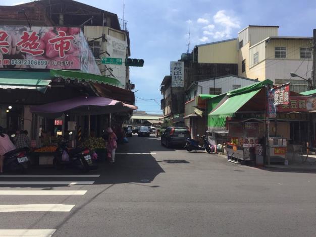 草屯鎮和平街道路瓶頸路段拓寬改善前