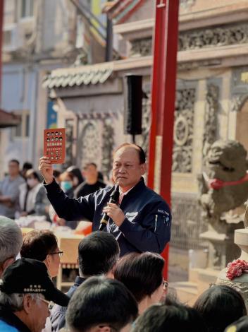 《臺灣全民安全指引》宣講會金門浯島城隍廟開講-行政院季連成政務委員宣講