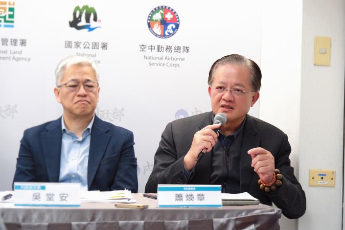 部務會報會後記者會-消防署蕭煥章署長