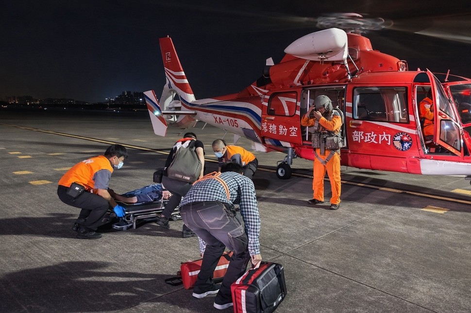 澎湖縣七美機場緊急醫療後送(EMS)任務