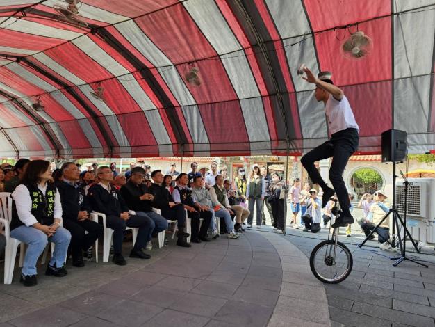 圖六：替代役現場表演