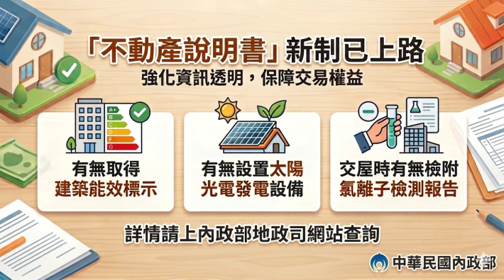 不動產說明書新制已上路