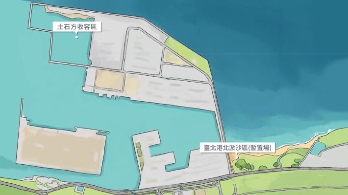土石方暫置場示意圖
