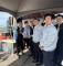 內政部次長董建宏陪同行政院長視察臺北港填海造陸及土方收容情形