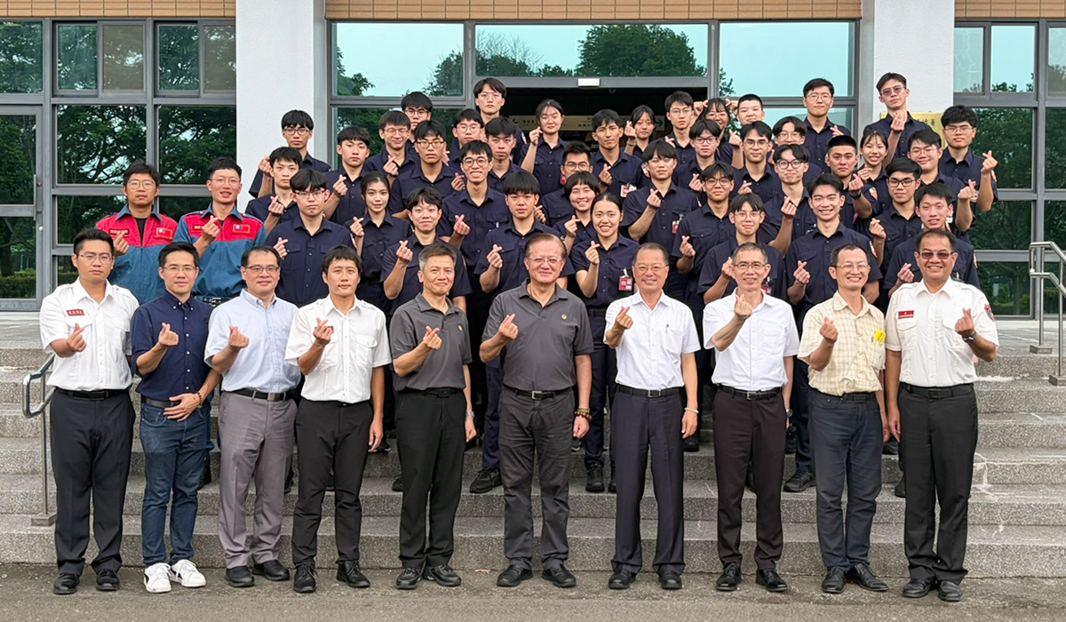 中央警察大學消防學系92期1隊、93期1隊暑假實習開訓典禮大合照