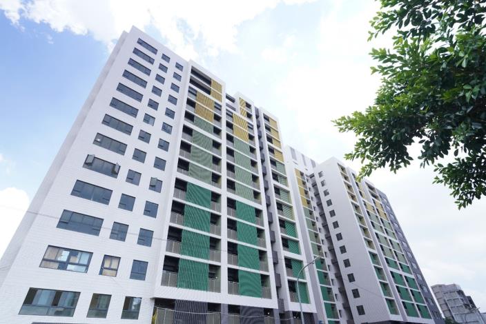 新北市「鶯陶安居」建築外觀。
