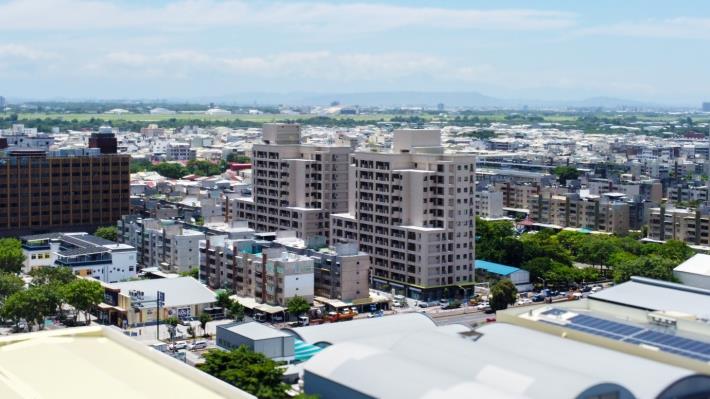 臺南市「開南安居」建築外觀。