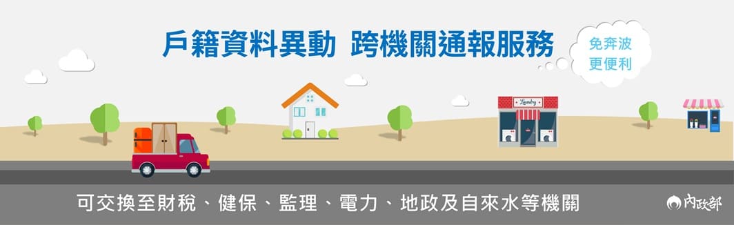 戶籍資料異動通報服務真貼心