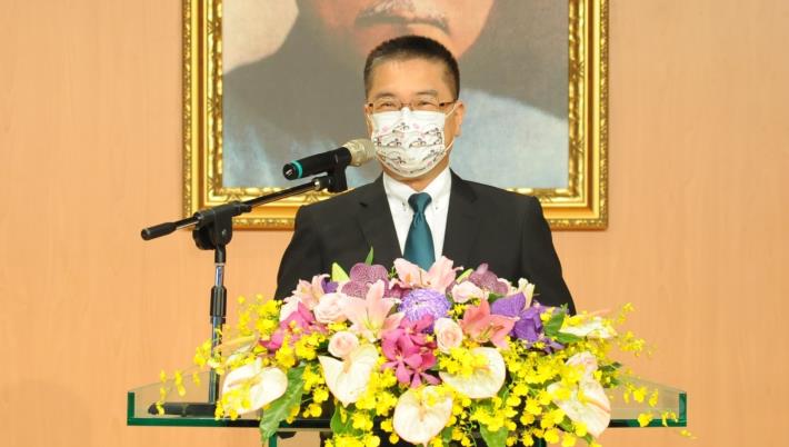 The Minister of the Interior, Hsu Kuo-yung, hosts CPU’s 85th anniversary.