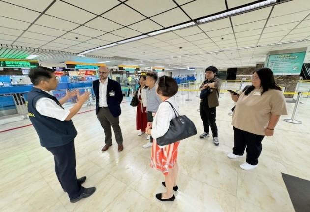 NIA introduces the entry inspection process at Kaohsiung International Airport