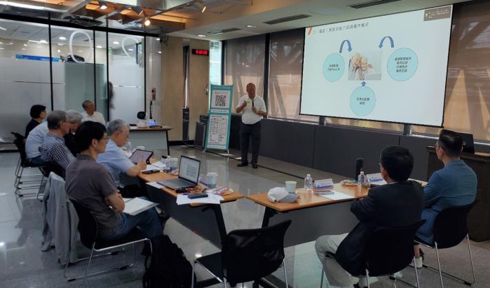 Fig 1 Service provider presenting their proposal