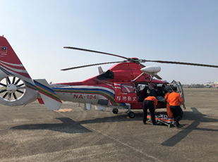 落地於高雄小港機場