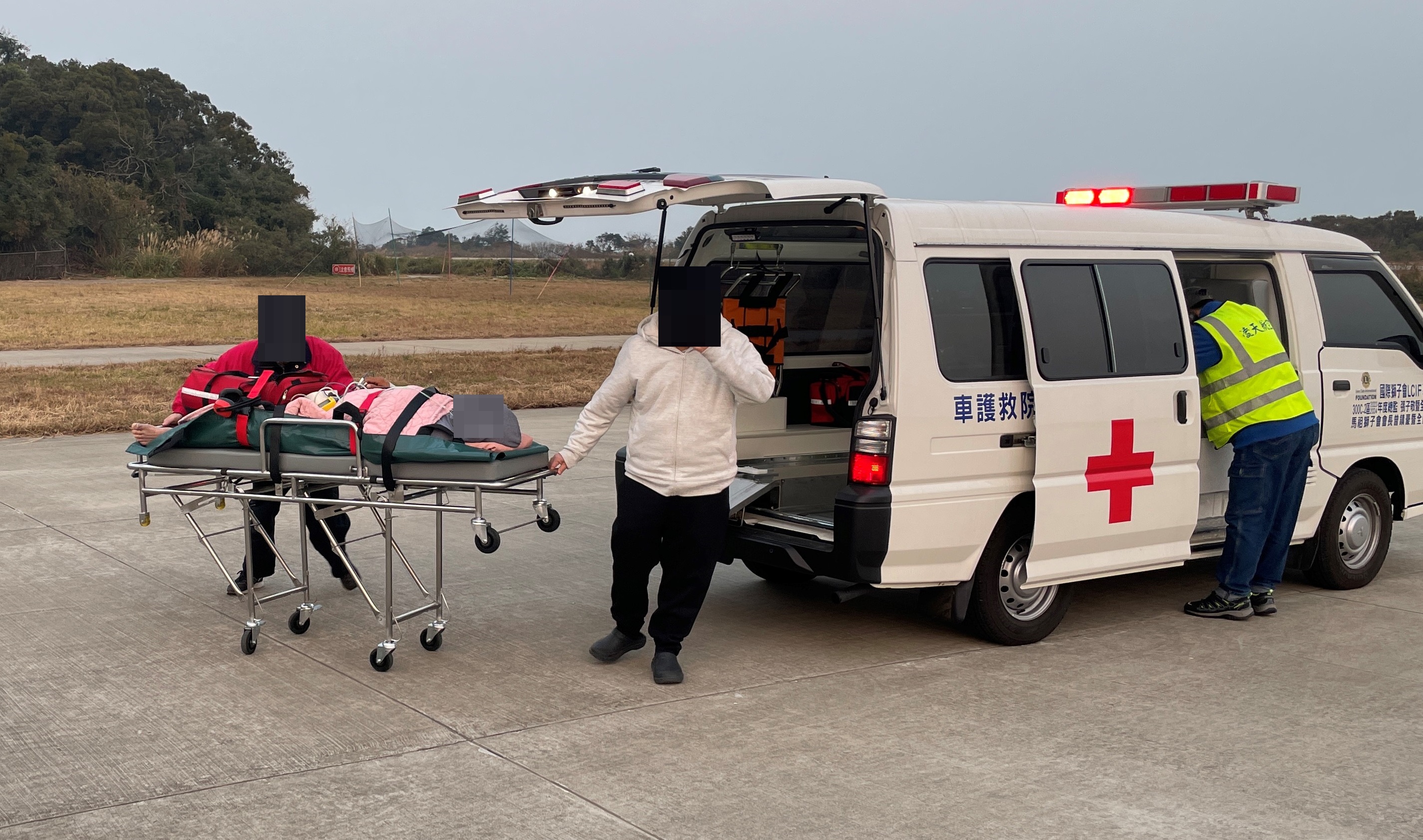 救護車接載病患