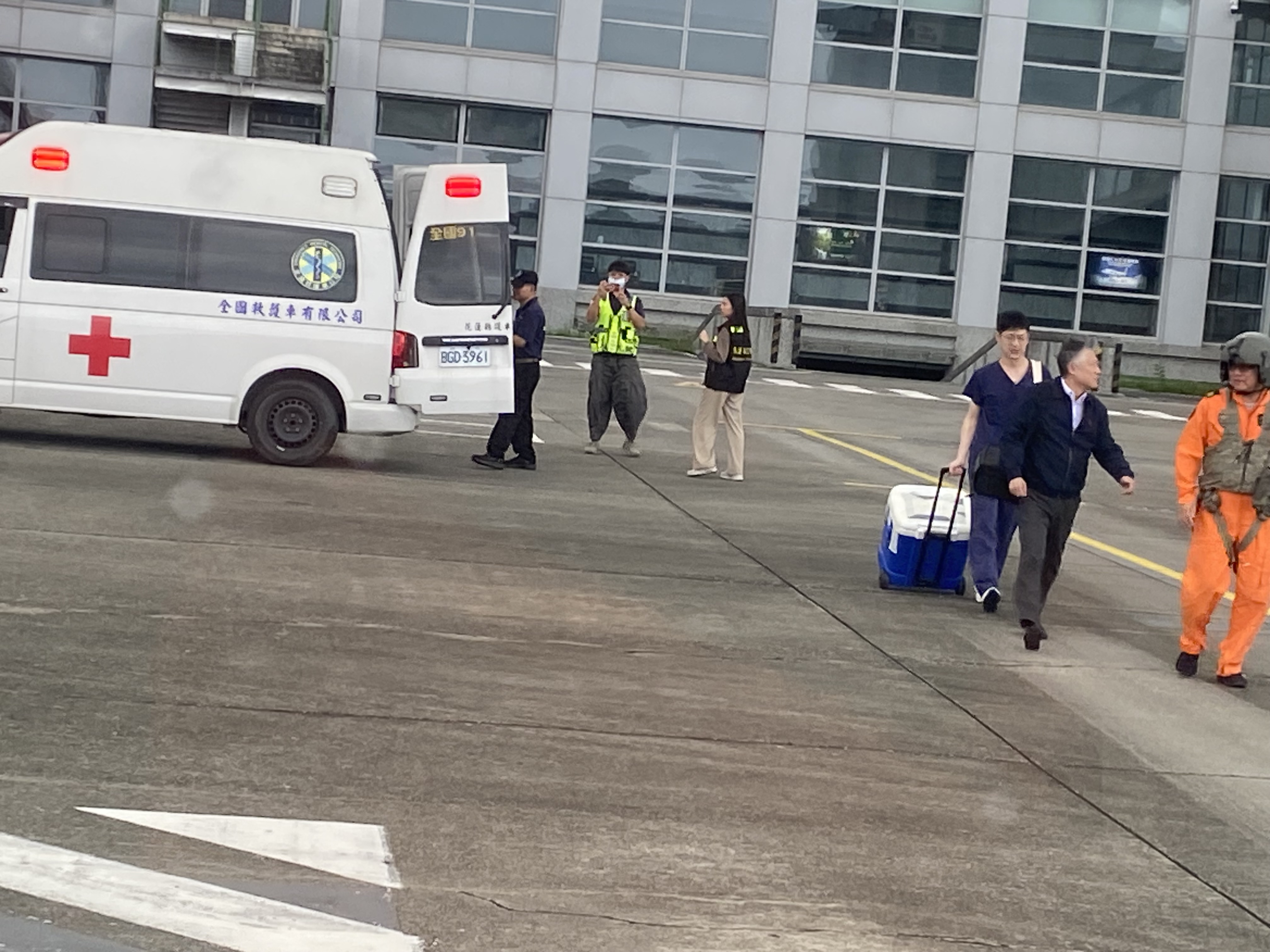 花蓮機場搭載人員