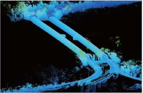 車載式光達移動測繪系統3D立體道路掃瞄成果