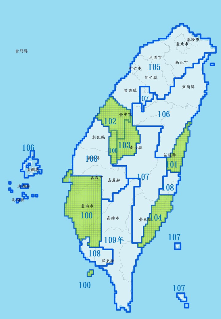 110五千分之一範圍圖