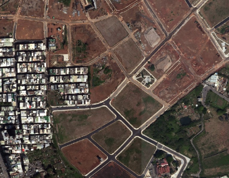 航拍正射影像套疊國土利調查成果