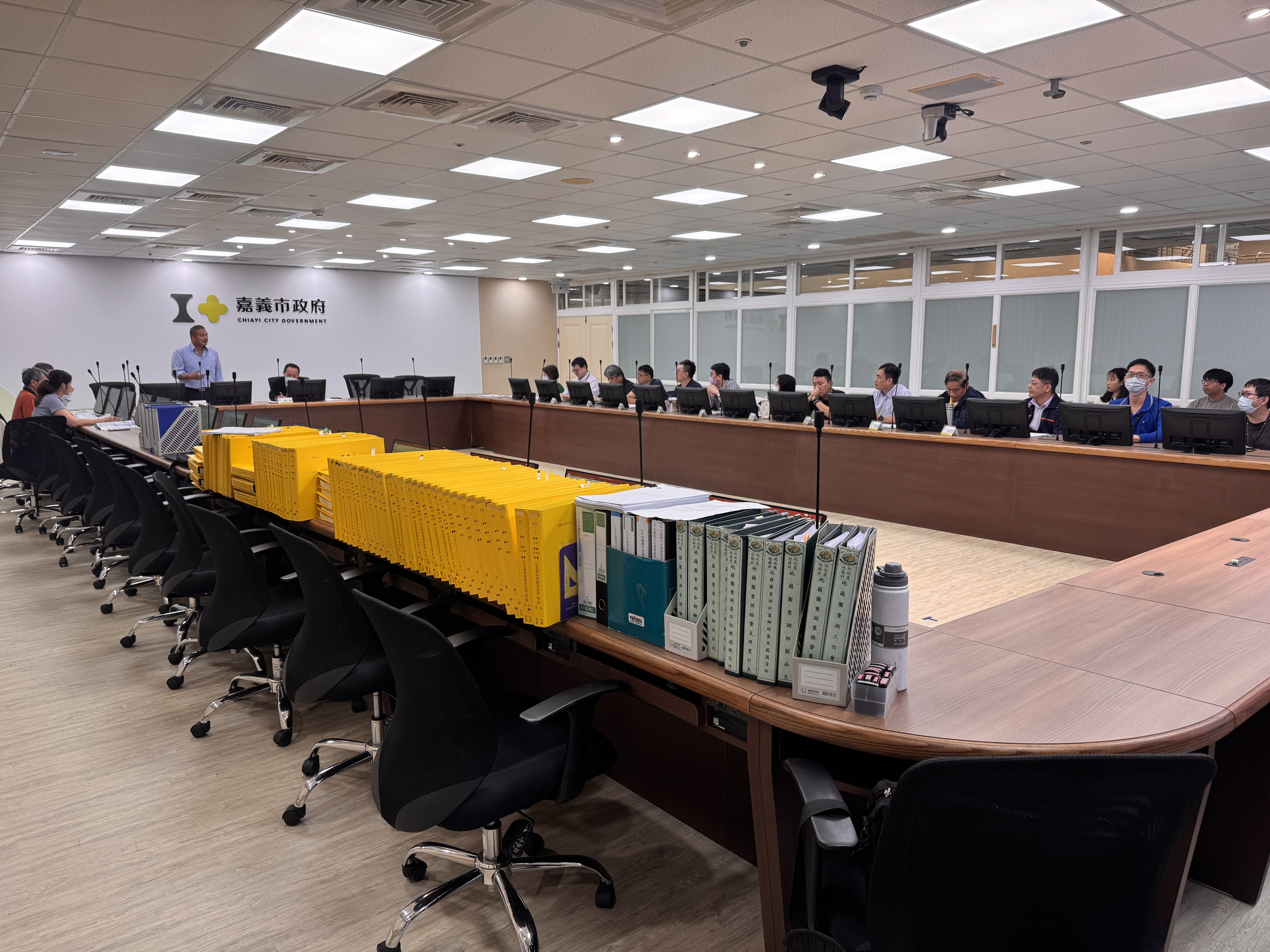 本中心林副主任志清率管考小組至嘉義市政府辦理管考作業情形