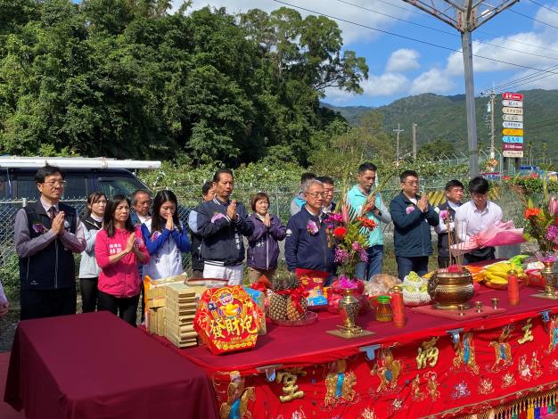 現場嘉賓祈願工程順利如期如質完成