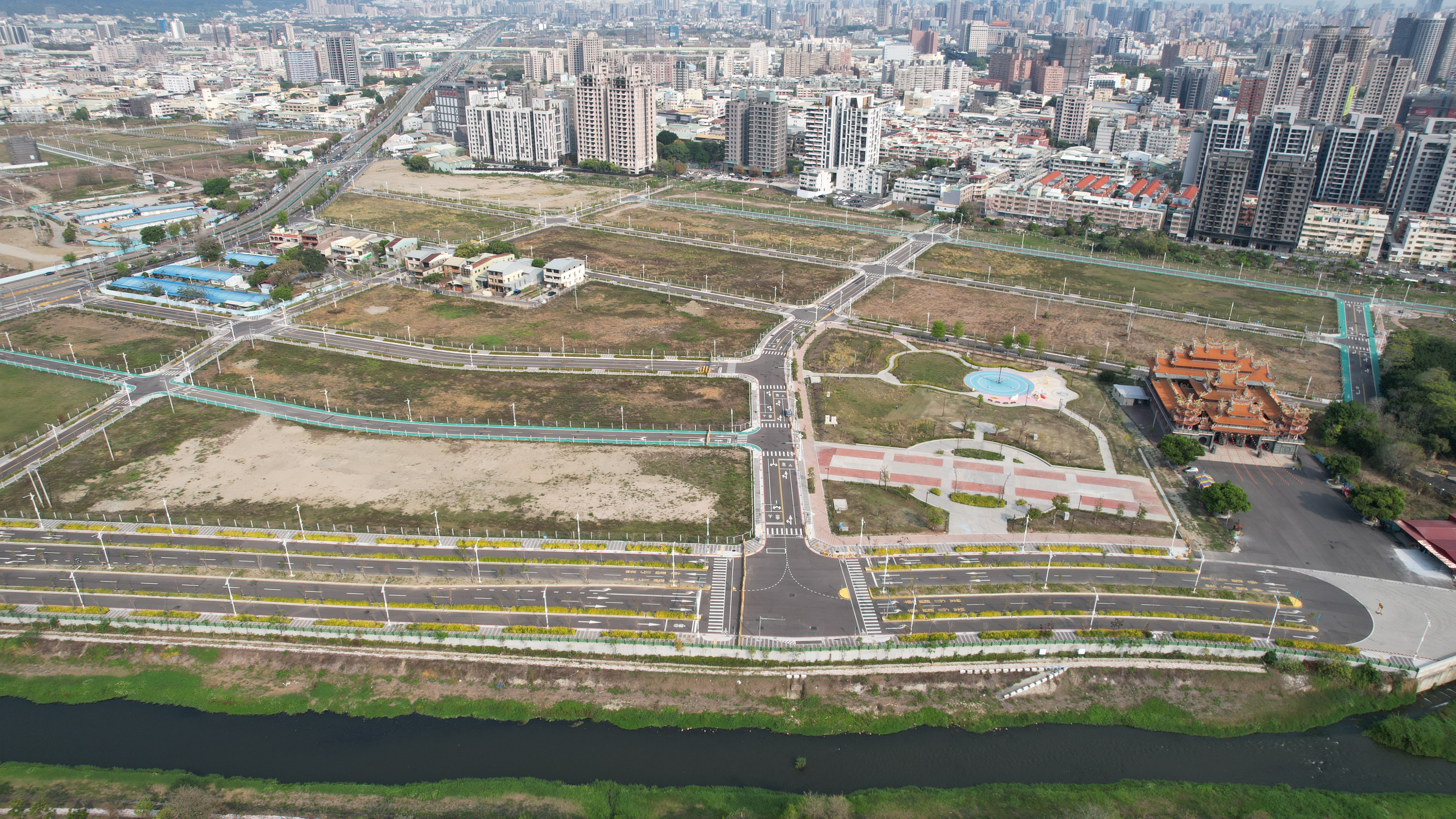 第三標完工空拍圖