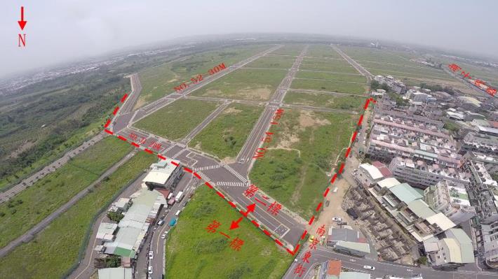 Public Works for Zone Expropriation around Huzinei Section, Chiayi City - Aeial Photo of Tender Case 2 upon Completion-part 1