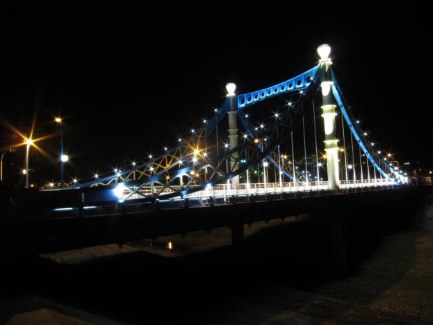 Public Works for Acquired Area in Buzi Section, Beitun District, Taichung City - Bridge No. 4 (Night View on Blue Sky and White Cloud Bridge)