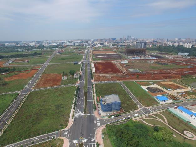 Public Works for Zone Expropriation around the Taoyuan Airport MRT (A7) - Wentao Road - Aerial Photo upon Completion