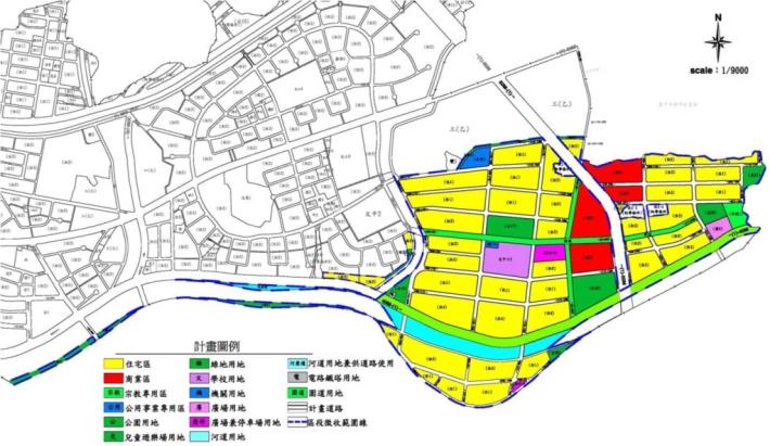 Schematic Diagram of the Scope of Taichung City Wuri Qianzhu Area Zone Expropriation Project
